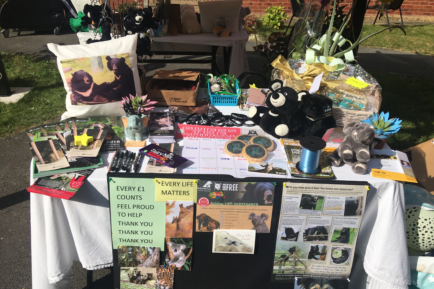 Stand at Willowbeck's Wildlife Awareness Day
