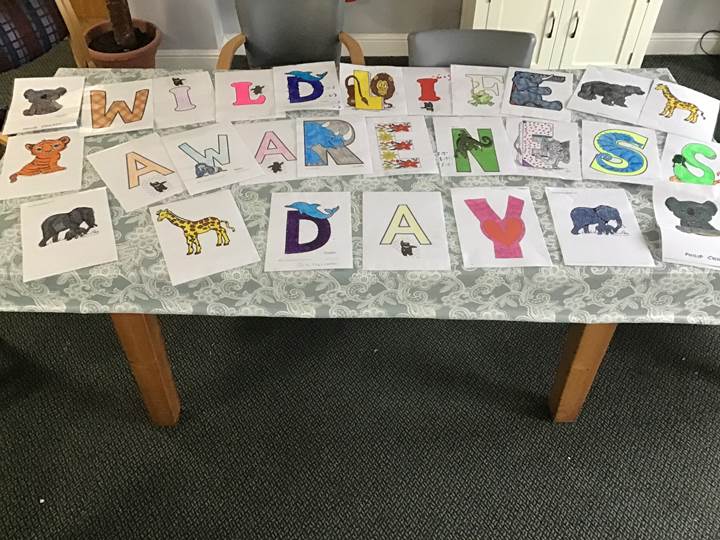 Residents at our Willowbeck home in Sheffield worked as a team to make decorations for their recent Wildlife Awareness Day. 
