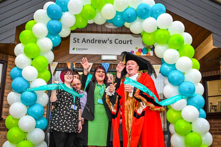 St Andrew's court opening Lord Mayor