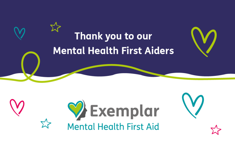 Thank you to our Mental Health First Aiders