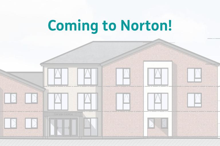 Proposed front of new home in Norton